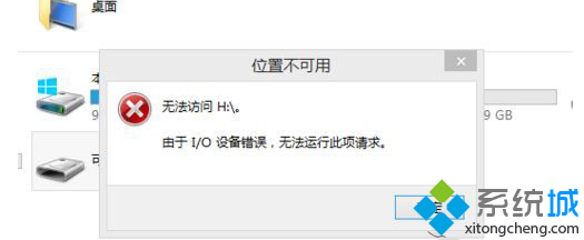 win7系统打开U盘提示“i/o设备错误”问题的解决方法