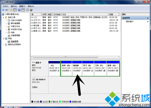 win7系统对硬件进行重新分区的方法