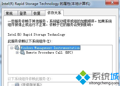 win7系统提示“英特尔(R)RST服务未在运行”的问题