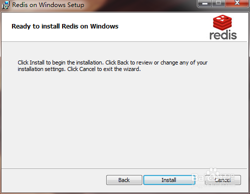 win7系统如何安装Redis？